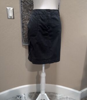 J. Jill Dark Gray Cargo Pencil Skirt
